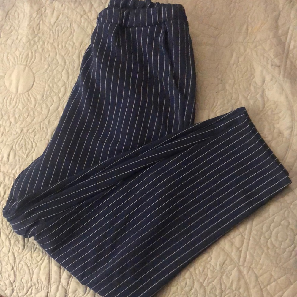 Pinstripe pants